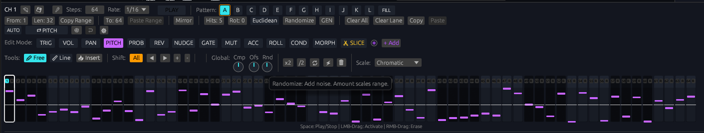 Main Step Sequencer View